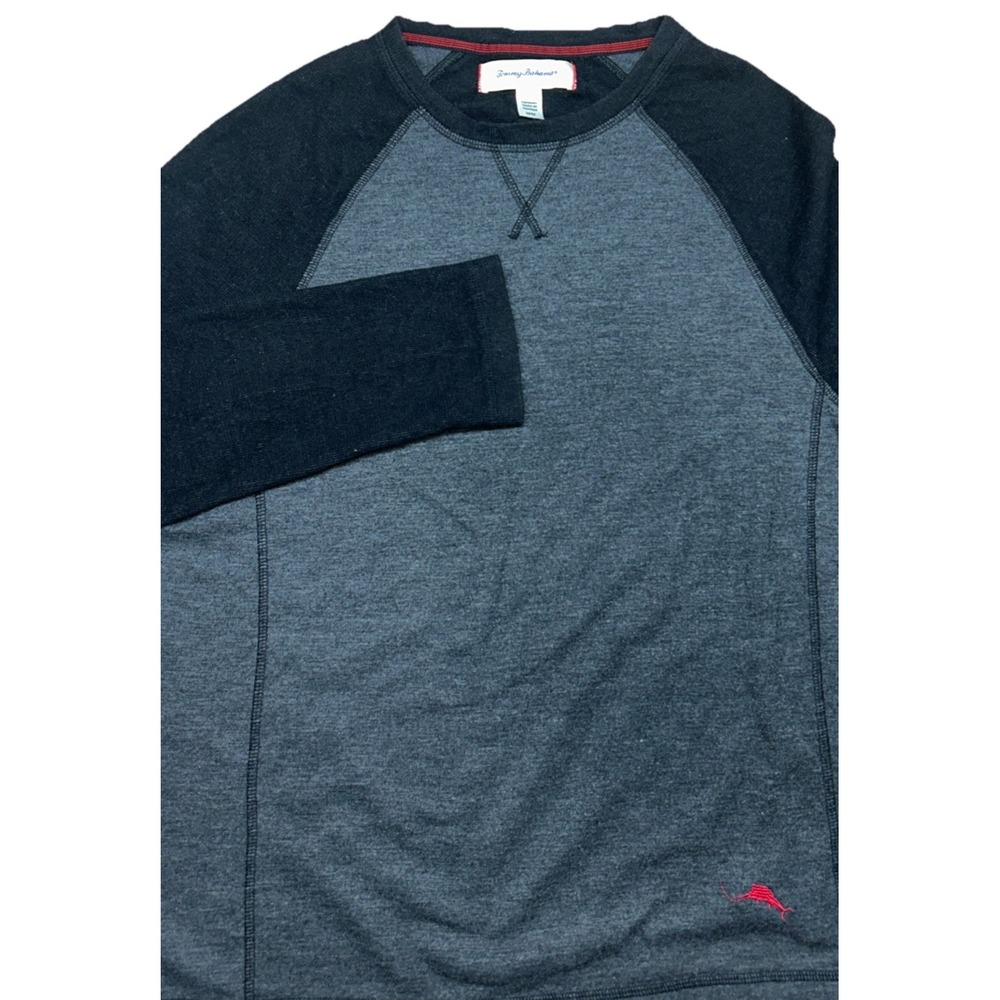 Tommy Bahama‎ Crew Neck Long Sleeve Pullover Men's M Black Gray
